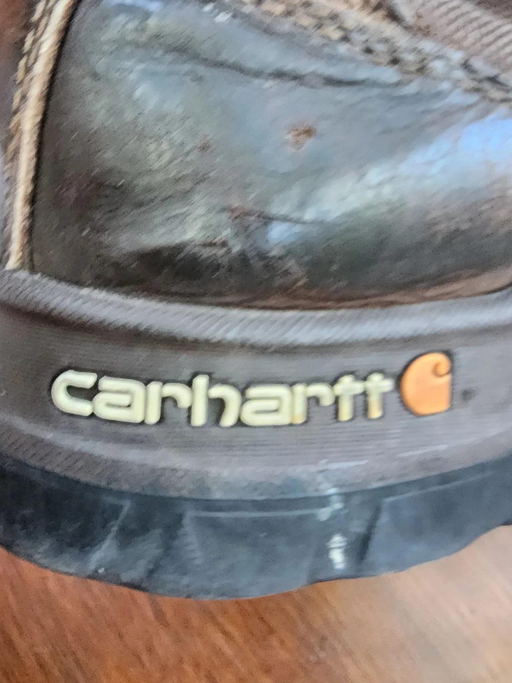 Carhartt Men's Brown Leather Waterproof 6 In Work Hiking Boots Non Safety Toe8.5